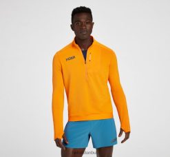 1/2 zip Hoka erkekler 0ZZR8B639 siyah