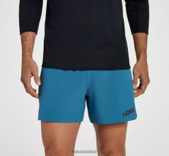 5 kısa Hoka erkekler 0ZZR8B657 Mavi Çelik