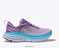 Bondi 8 Hoka kadınlar 0ZZR8B11 tebeşir menekşesi/pastel leylak