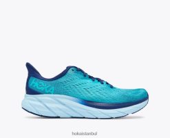 Clifton 8 Hoka erkekler 0ZZR8B555 Bellwether mavisi/tüp mavisi