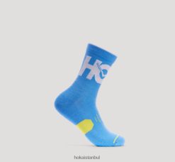 mürettebat koşusu çorap Hoka kadınlar 0ZZR8B389 diva mavisi/narenciye